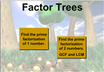 factor trees 